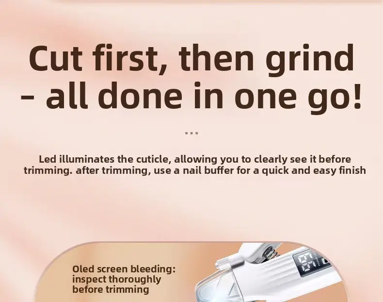 Nail Trimmer and Grinder 1