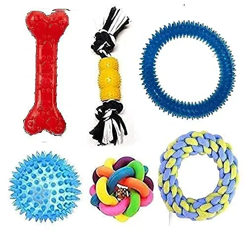 dog toys and treats