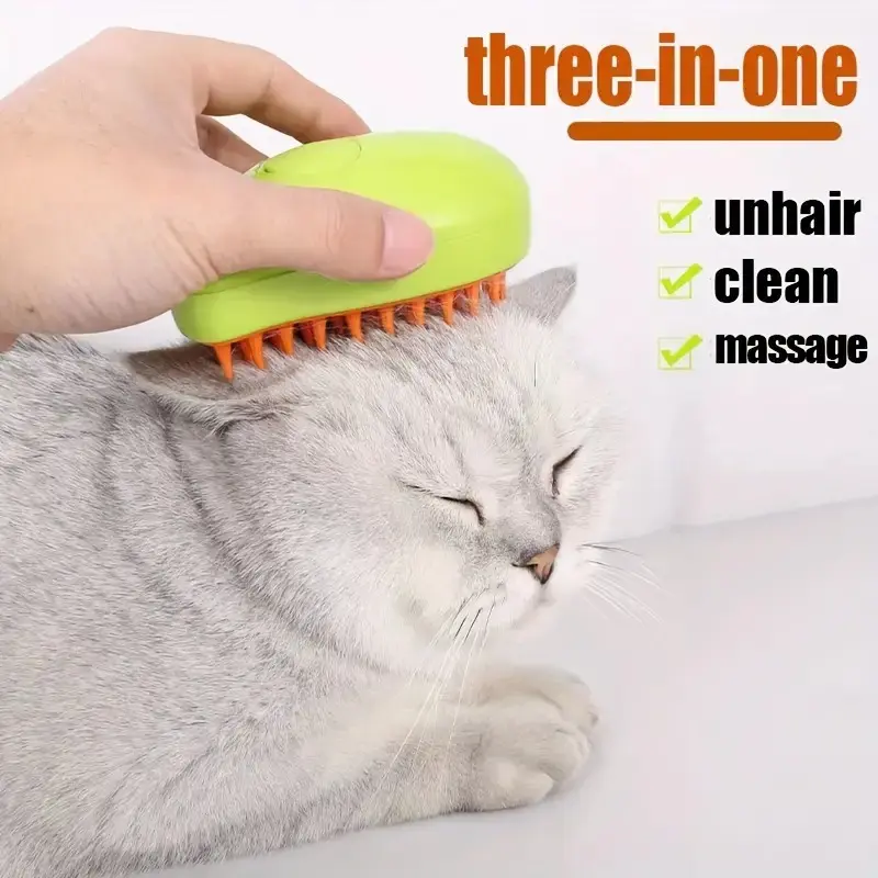 Silicone Pet Grooming Brush 2