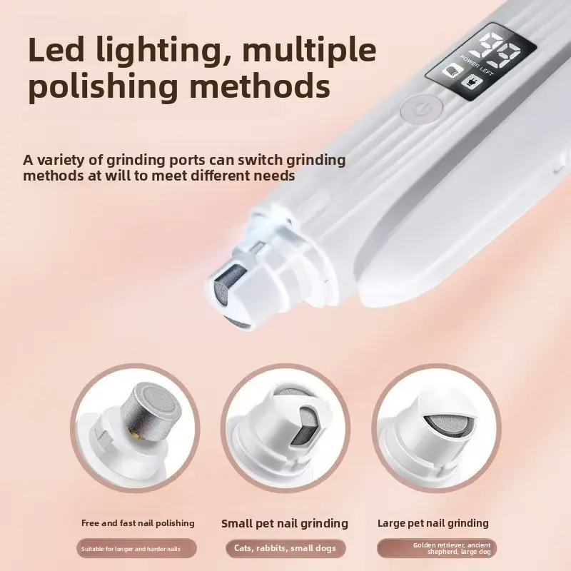 Rechargeable Cat Dog Nail Trimmer and Grinder - Image 2